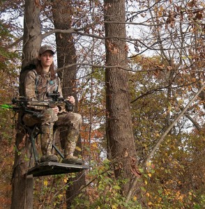 nancy owens in tree stand