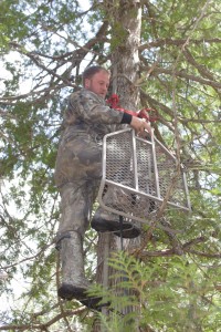 Portable tree stand.