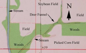 How to map trophy deer, flat land funnels, by Brand Herndon