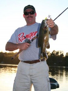 Bernie Barringer with Smallmouth Bass