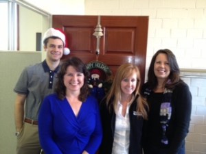 (l-r) Ryan, Robyn, Jackie and Bev in the Havalon marketing office.